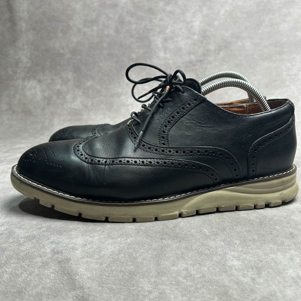 PROXON Dress Shoes Mens 11 Workwear Safety Steel Toe Wingtip Black Volta Tipo